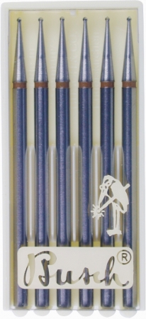 Fraises rondes carbure Busch 1AU, 0.7 mm
